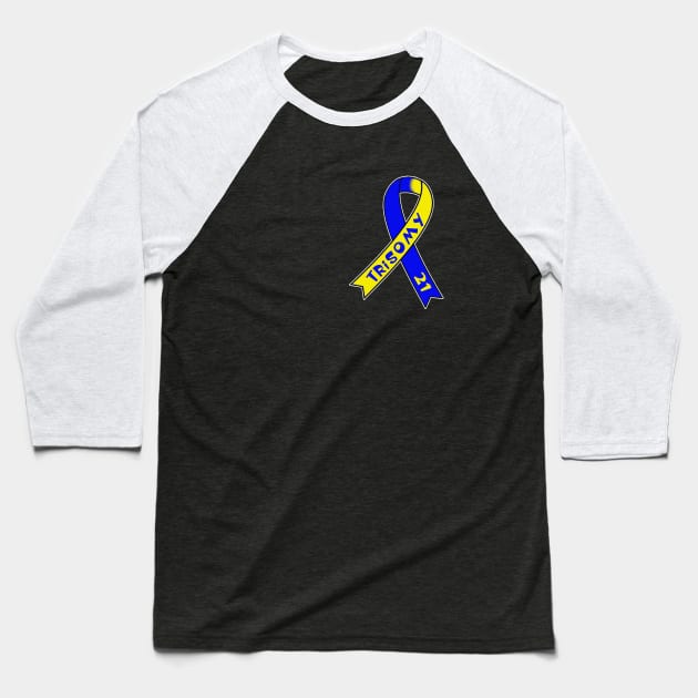 Trisomy 21 Baseball T-Shirt by rareclass